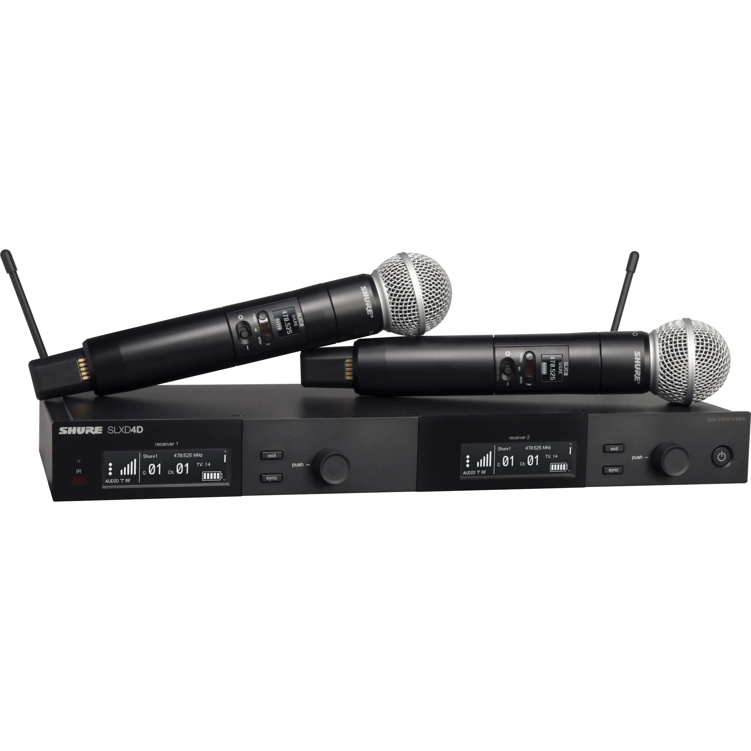 MICROFONE SEM FIO SHURE SLXD DUPLO
